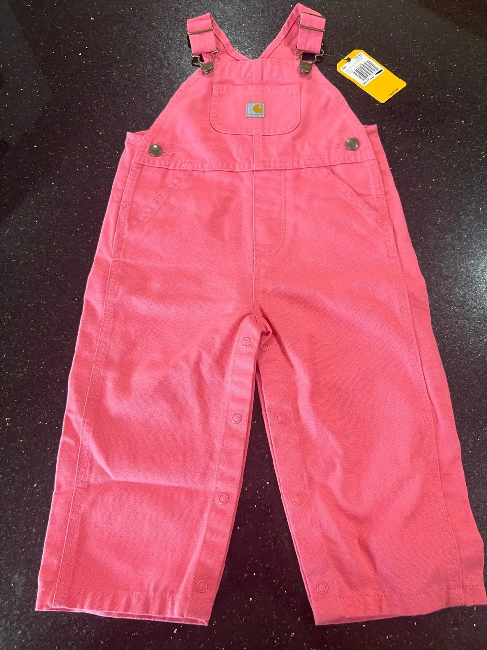 Carhartt Pink Canvas Overalls